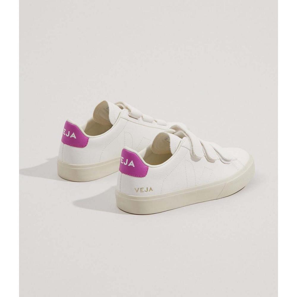 Veja RECIFE CHROMEFREE Joggesko Dame White/Purple | NO 624DFM